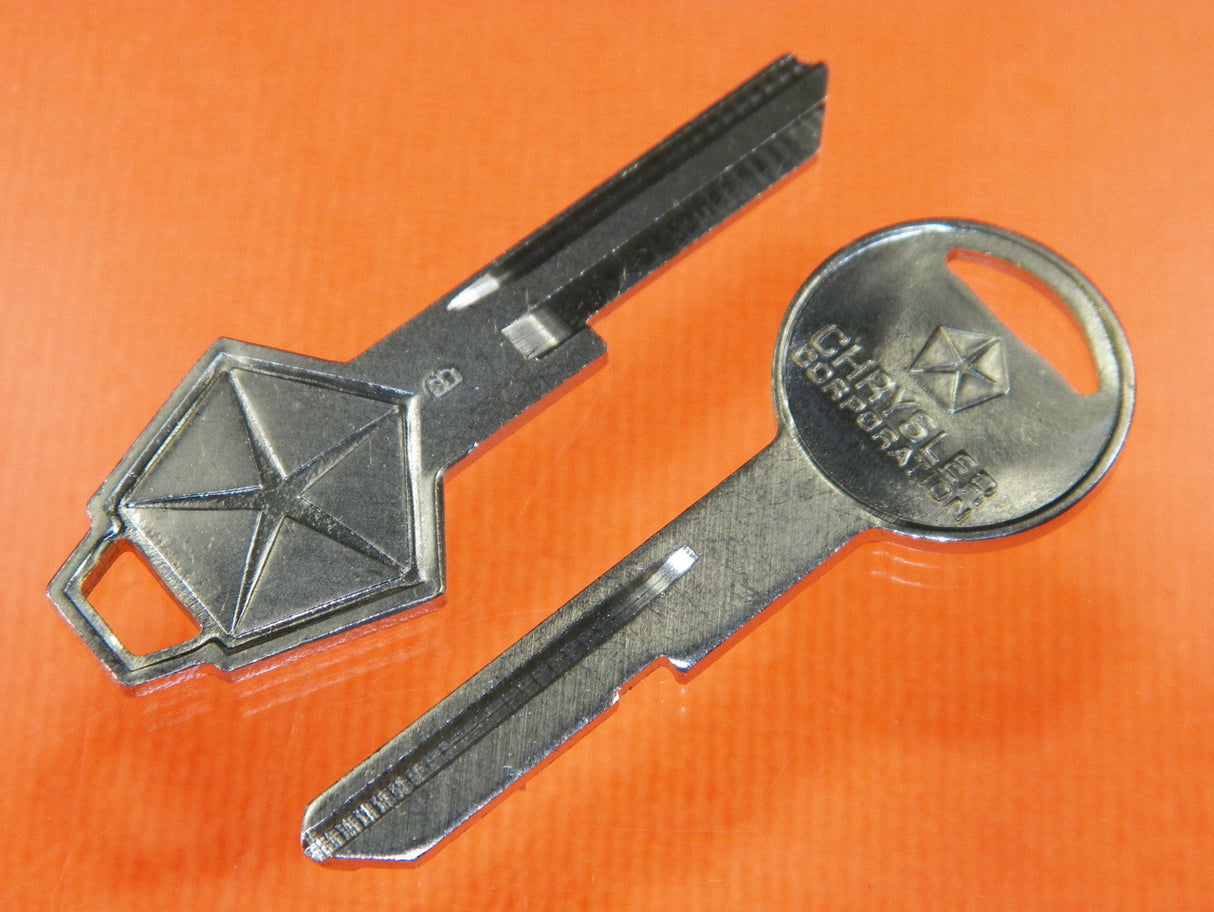 Mopar Key Blanks Ignition Door Trunk A/B/C/E Body Dart Satellite (Mixed 12 Pack) #86