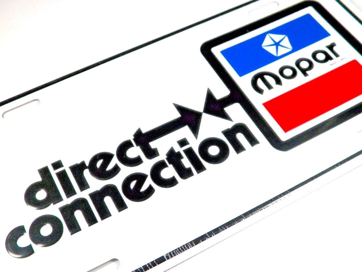 Classic Car License Plate Mopar Direct Connection #1291