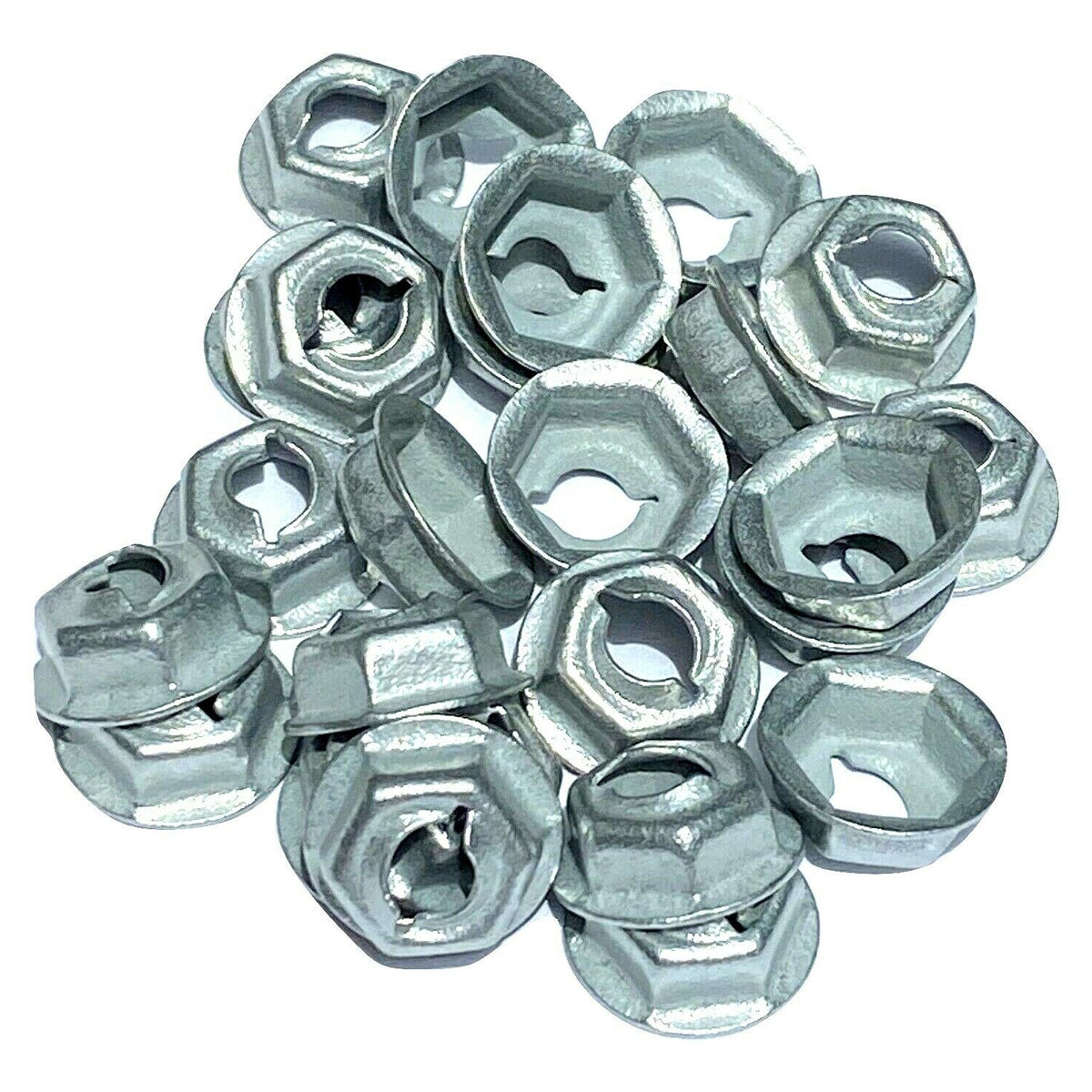 SFS GM Truck PAL Nuts – 5mm Studs, Chrome Trim & Interior – 25 Pack, Thread-Cutting, #080