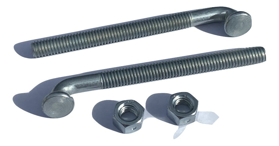 Gas Tank Strap J Bolts With Lock Nuts For 1966-78 Mopar A/B/C/E Body #232