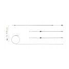 Emergency Brake Cable 1972-74 Duster Demon W/ Intermediate Cable- Stainless Steel #444S