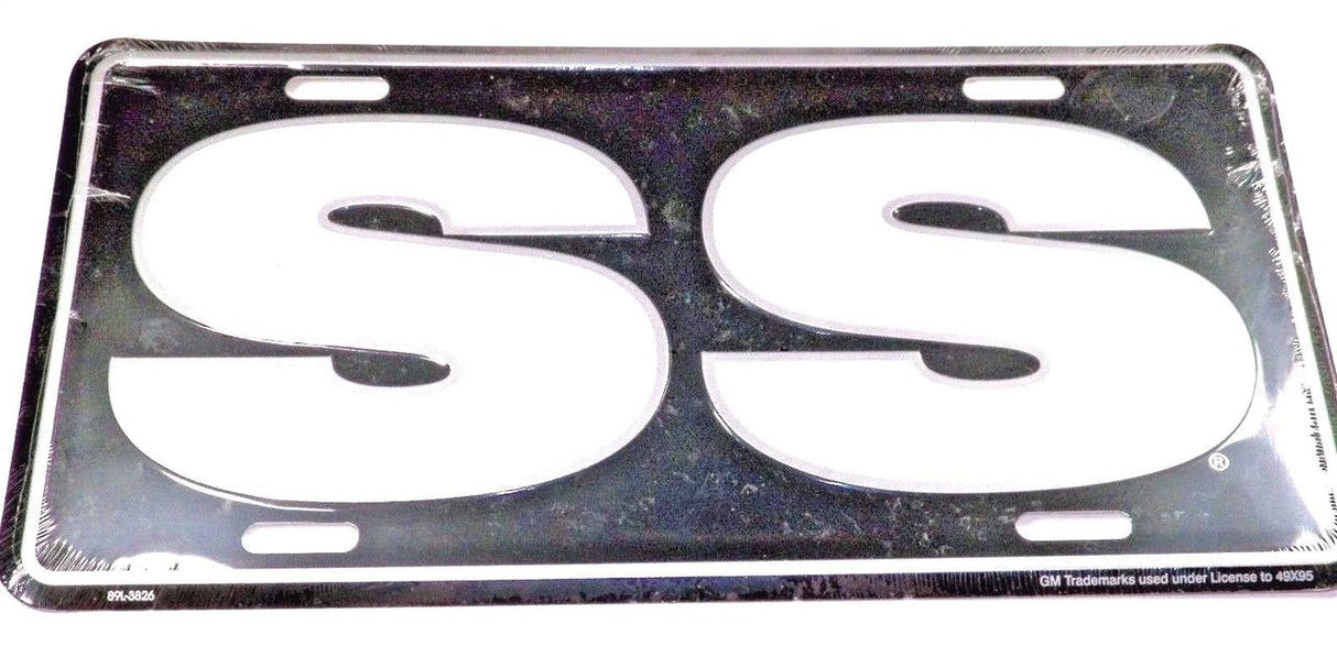 Classic Car License Plate SS #1278