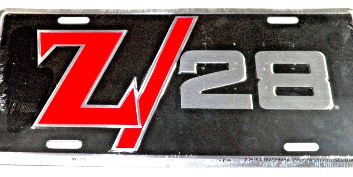 Classic Car License Plate Chevy Z/28 #1286