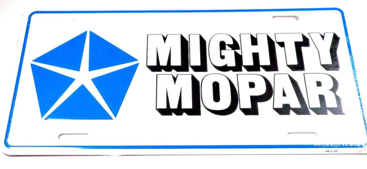 Classic Car License Plate MIGHTY MOPAR #1289