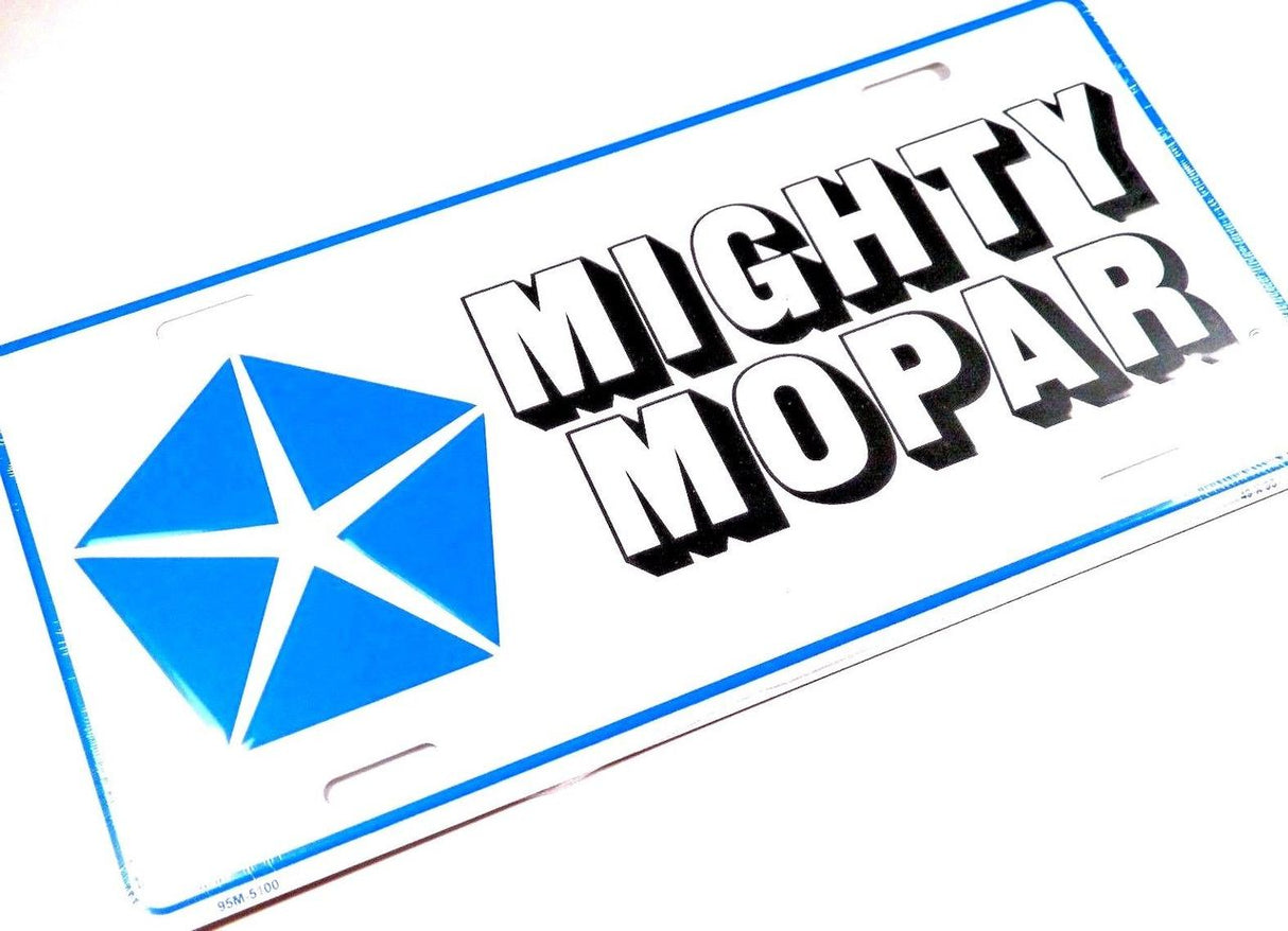 Classic Car License Plate MIGHTY MOPAR #1289