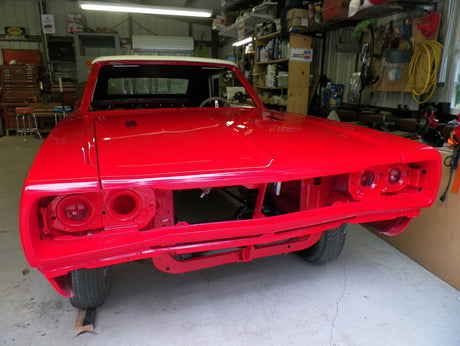 69 Coronet Convertible Is Now Painted!