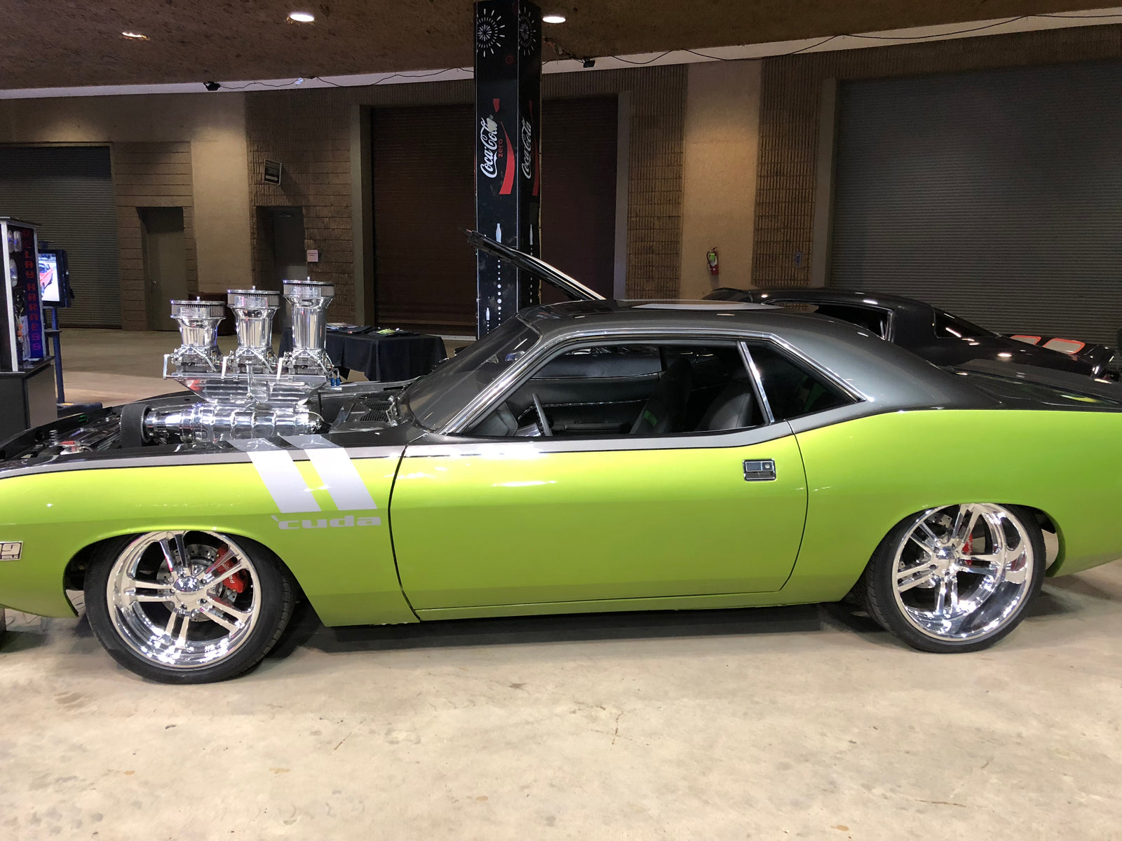 #Cruisin the Coast 2018 "#The Incredible Hulk 71 Cuda" at Coast Colliseum