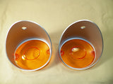 70-74 Challenger Park Lamp Lenses 70 Charger Licensed New Pair #1396