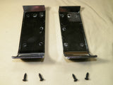 68 Mopar B Body Lower Dash Trim Outer Black Ribbed New Pair #1402