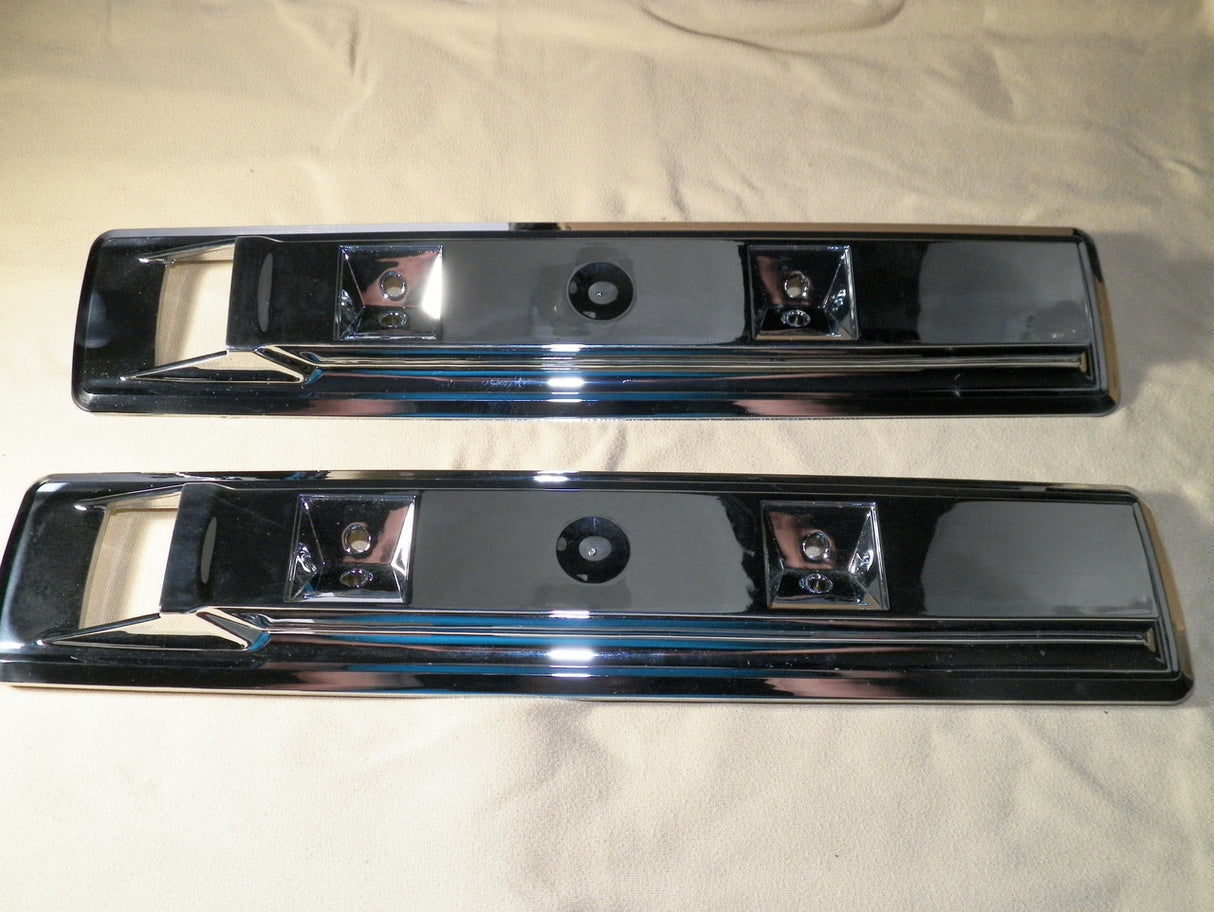 66-70 Charger Front Arm Rest Bases 66-67 Satellite Coronet New Chrome PR #1404