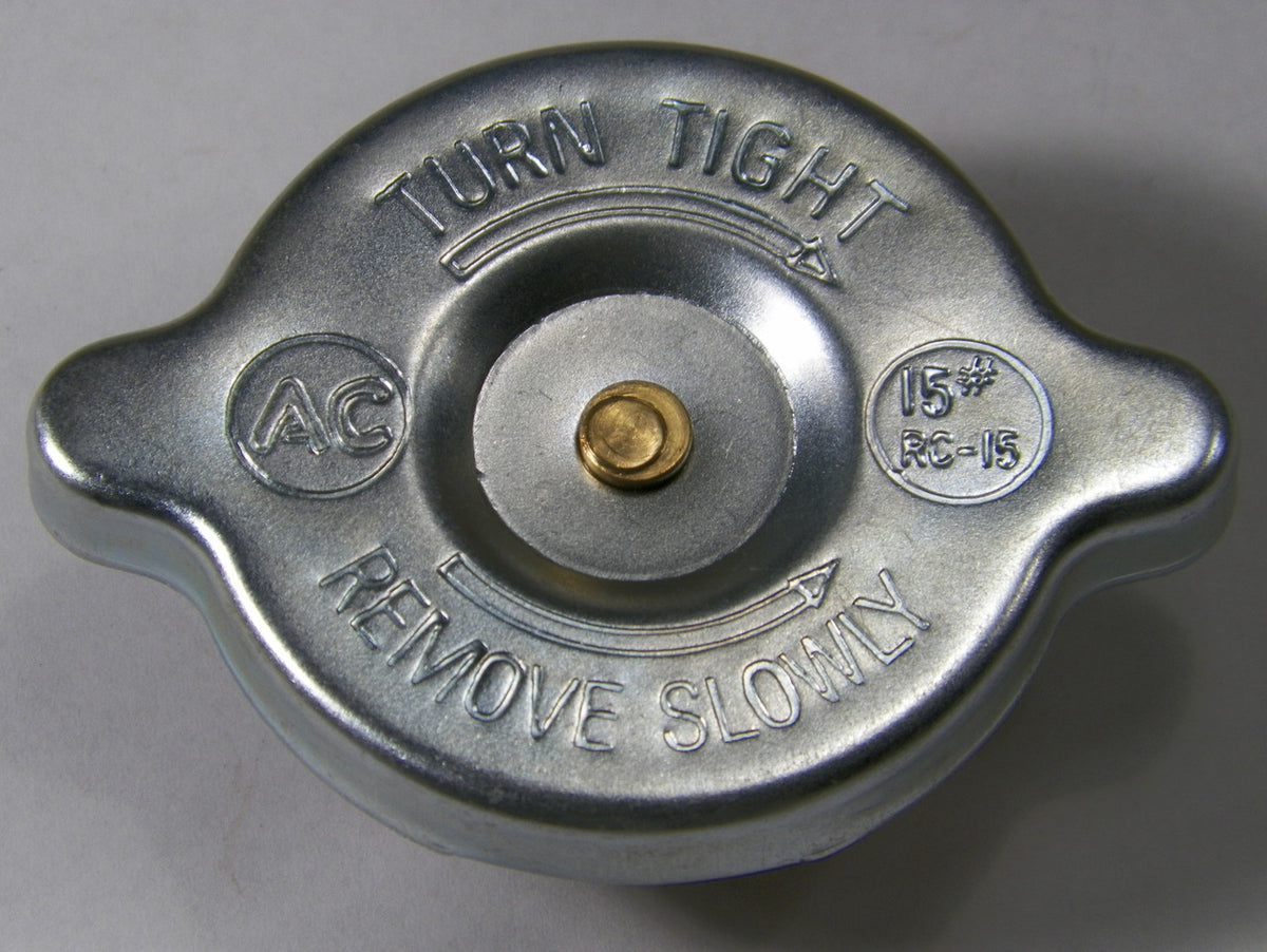 Gm Radiator Cap 65-75 GM Radiator Cap 15 LB OEM Flat Rivet Design #1417 – Retro-Motive
