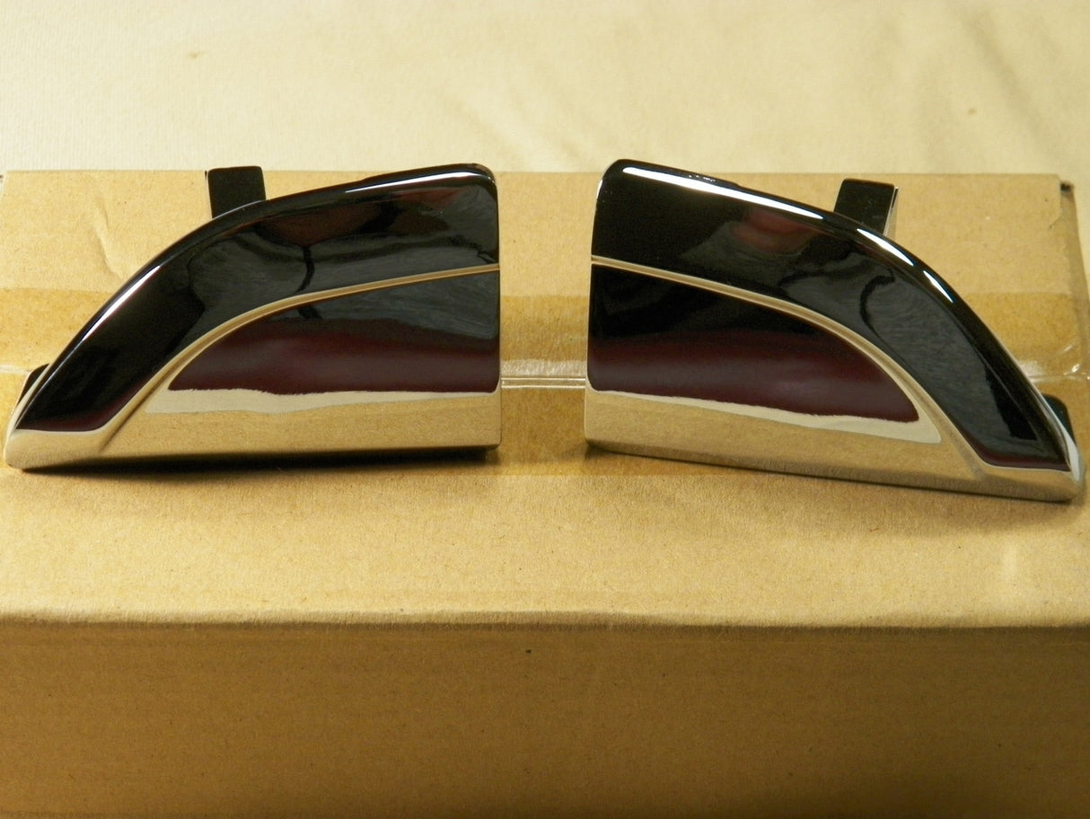 70-74 Barracuda Cuda Inside Door Handles New Chrome Pair #1421