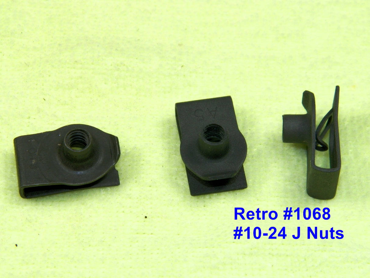 #10-24 Mopar J Nuts Chrysler Dodge Plymouth #10-24 J-Nuts (Qty 20) #1068M