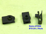 #10-24 Ford J Nuts Lincoln Mercury #10-24 J-Nuts (Qty 20) #1068F