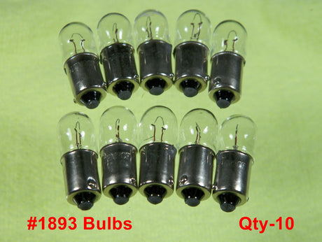 #1893 Standard Bulbs Radio Miniature Bulbs Single Post (10 PACK) #28