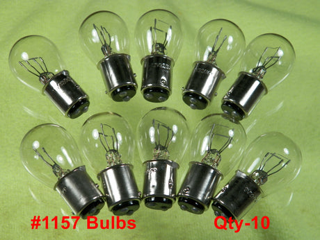 #1157 Standard Bulbs Tail Light Brake Miniature Bulbs 10 PACK #29