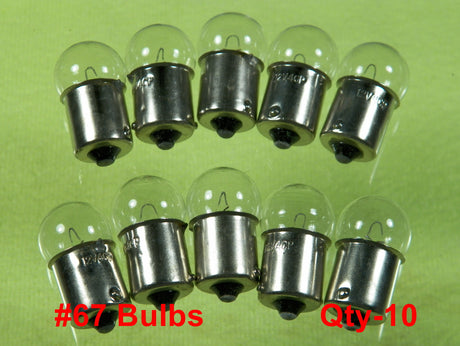 #67 Standard Bulbs License Plate Miniature Bulbs (10 PACK) #31