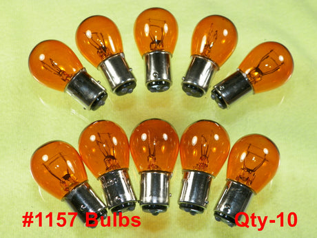 #1157NA AMBER Standard Bulbs Tail Light Bulbs (10 PACK) #39