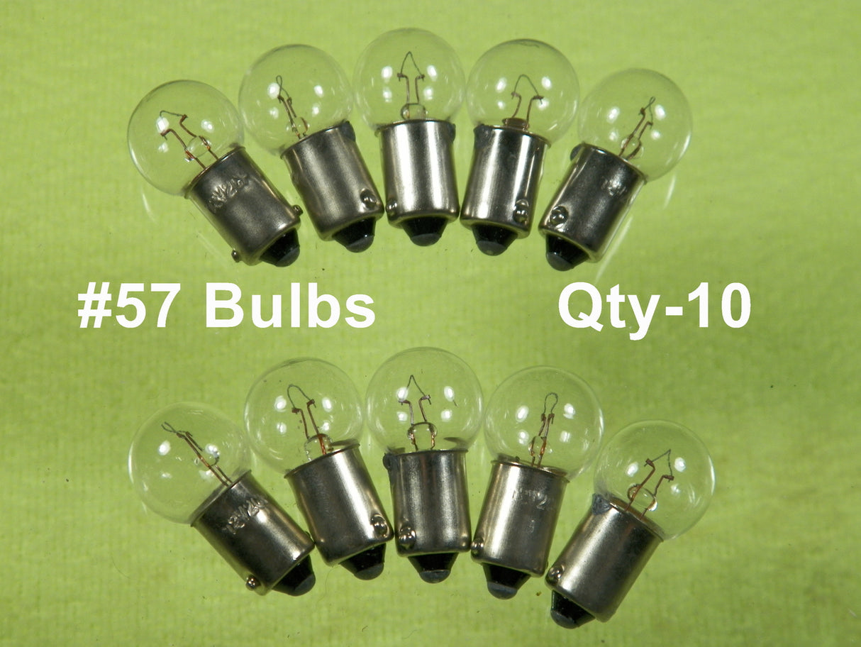 #57 Miniature Bulbs Instrument Cluster Dash (10 PACK) #756