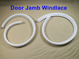 Mopar Door Jamb Windlace 67-74 A Body Dart Cuda Duster Demon Valiant WHITE PR #63W