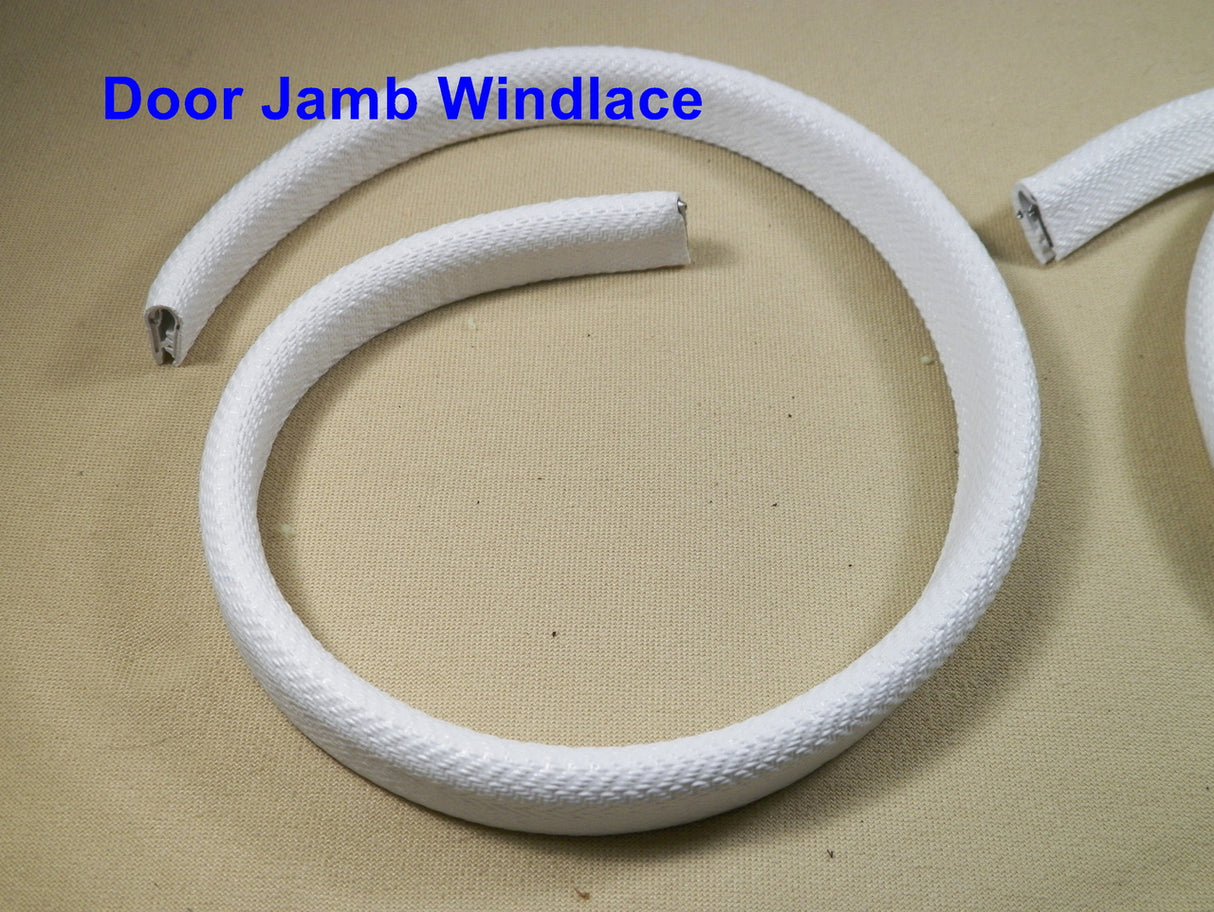 Mopar Door Jamb Windlace 67-74 A Body Dart Cuda Duster Demon Valiant WHITE PR #63W