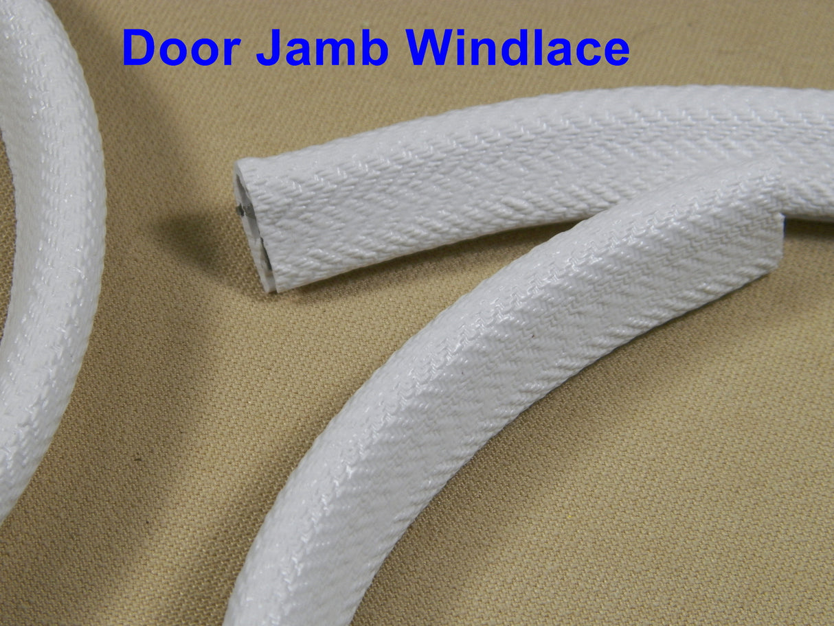 Mopar Door Jamb Windlace 67-74 A Body Dart Cuda Duster Demon Valiant WHITE PR #63W