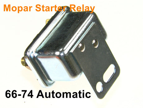 Mopar Starter Relay 1966-74 A/B/C/E Body Automatic Charger Cuda Road Runner Dart #105