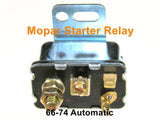 Mopar Starter Relay 1966-74 A/B/C/E Body Automatic Charger Cuda Road Runner Dart #105