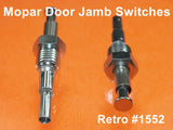 Mopar Door Jamb Switches 62-68 A/B/C Body Dart Satelite Pair #1552