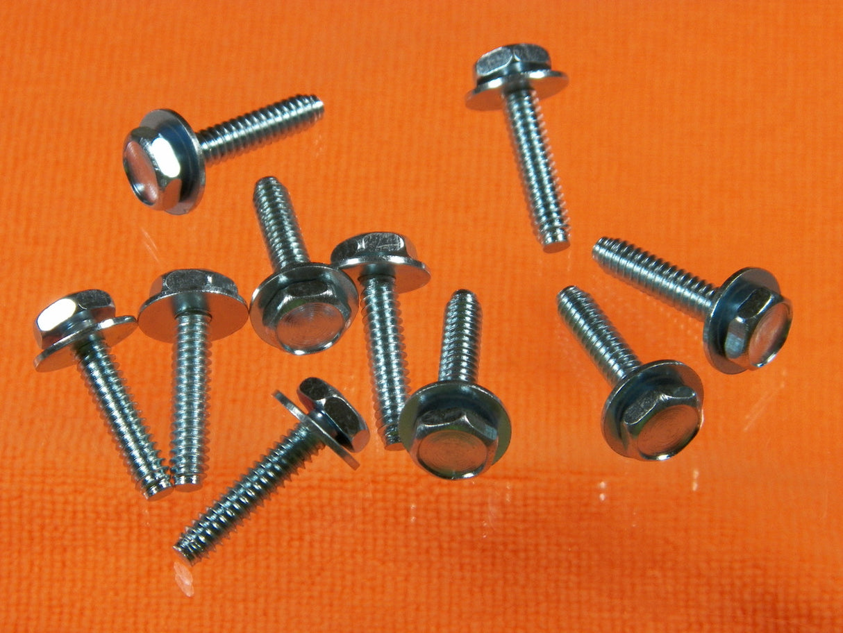 Ford GM Mopar Trim Screws #10- 24 X 7/8" Hex Head Unslotted (Qty 10) #1065