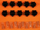 AMC 5/8" Dash Bulb Sockets With #194 Bulbs Qty-10 Sockets & 10 Bulbs #1565