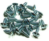 1/4-14 x 3/4 License Plate Screws 9/16 Head Diameter (Qty-25) #1021