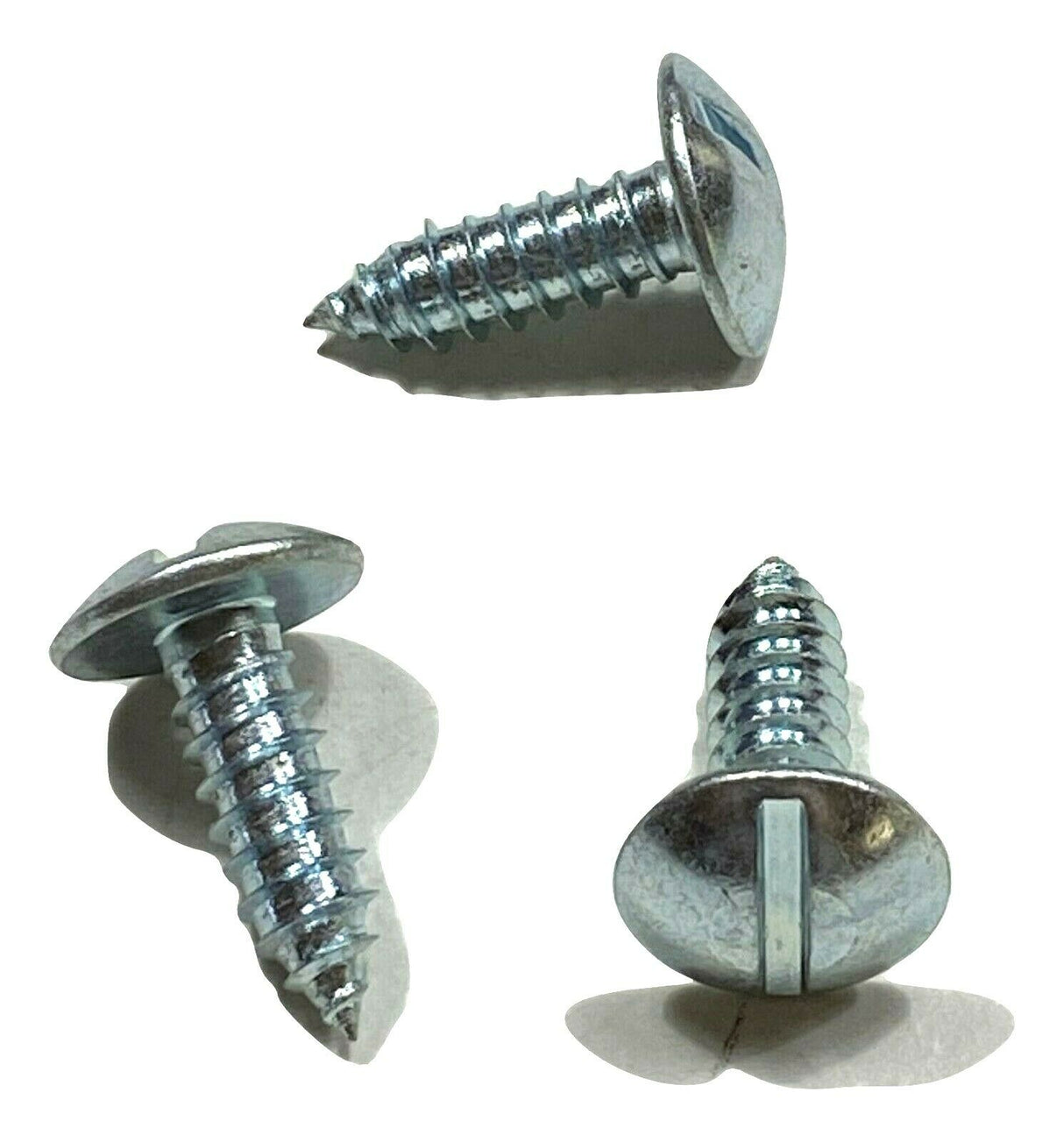 1/4-14 x 3/4 License Plate Screws 9/16 Head Diameter (Qty-25) #1021