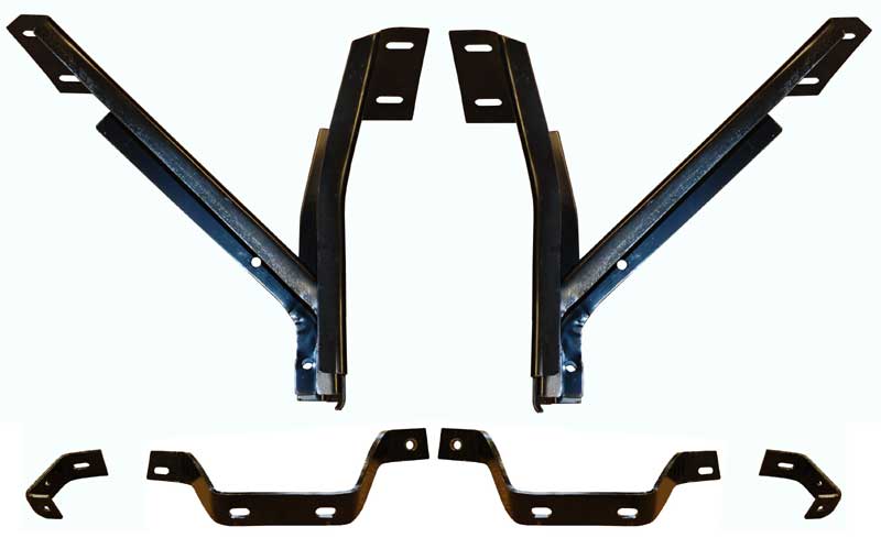 70-72 Duster Front & Rear Bumper Bracket Set #105-1370-1S