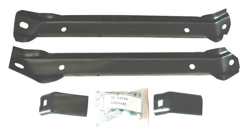 67-70 Chevy Pickup 2WD & 67-72 GMC Pickup 2WD & 69-72 GMC Pickup 4WD Front Bumper Brackets (4 Pc Set) #105-4067-S