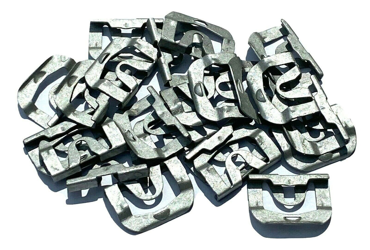 Windshield or Rear Window Molding Trim Clips For 68-81 GM (Qty-20 Clips) #118