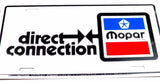 Classic Car License Plate Mopar Direct Connection #1291