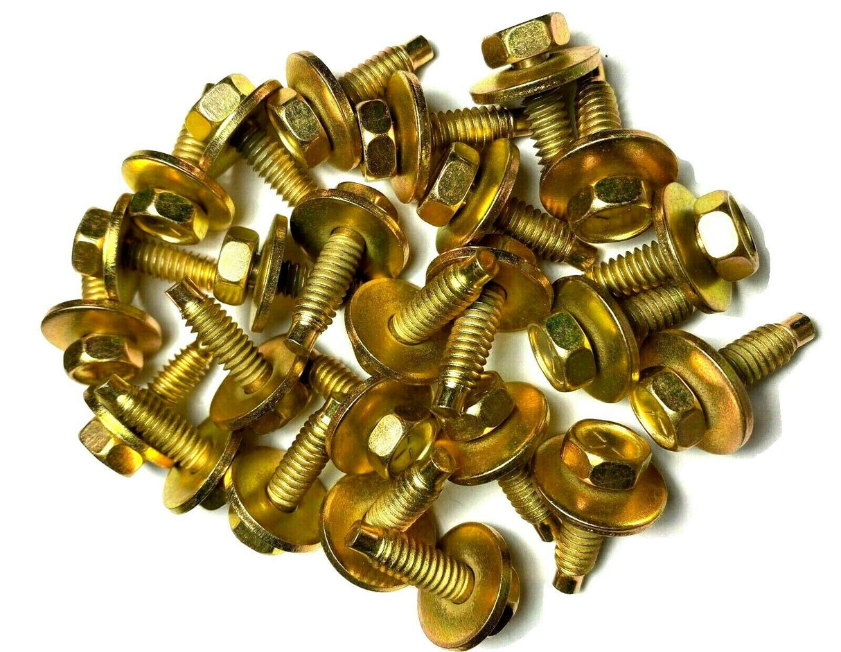 1/4" Body Bolts & U-Nut Clips 1/4-20 x 15/16" (25 Pcs Each) #1606 (1356/864)