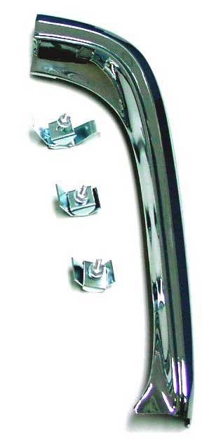 69-72 GMC Pickup Blazer Suburban Chrome RH Grille Molding #155-4969-R