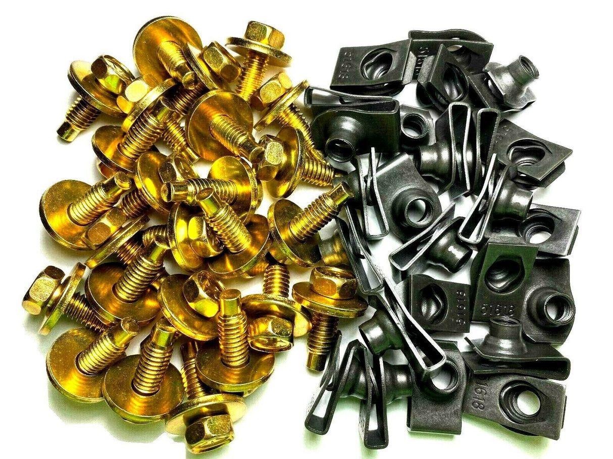 Body Bolts & Clips 5/16-18 x 15/16 For Mopar (25 Each) (Kit 1054-19) #1591