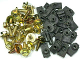 1/4" Body Bolts & Extruded U-Nut Clips (25 Each) #1594 (1356-79)