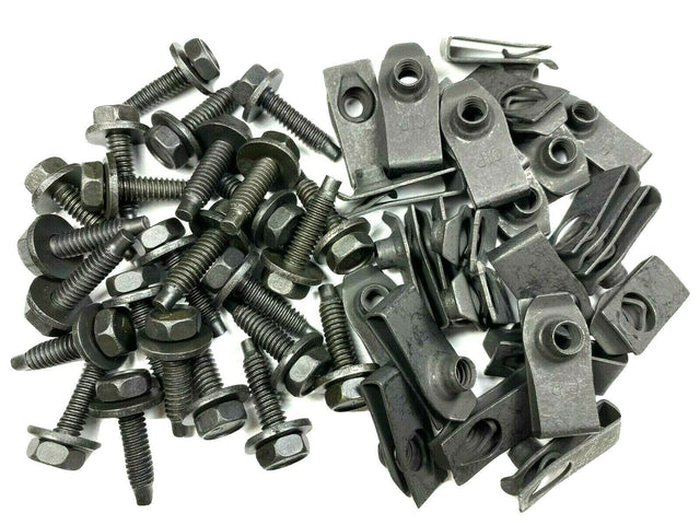 1/4 Body Bolts & U-Nut Clips (25 Each) #1604 (78/864)