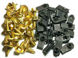 1/4" Body Bolts & U-Nut Clips 1/4-20 x 15/16" (25 Pcs Each) #1606 (1356/864)