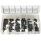 Barrel Nut Assortment 1/8" Stud- 1/4" Stud 6 Sizes (160 Pcs) Plastic Tray #1616