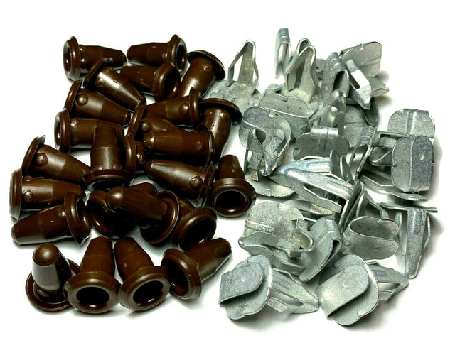 64 & Up GM Door Panel Clips & Plastic Plugs 25 Each (847+1550) #1698