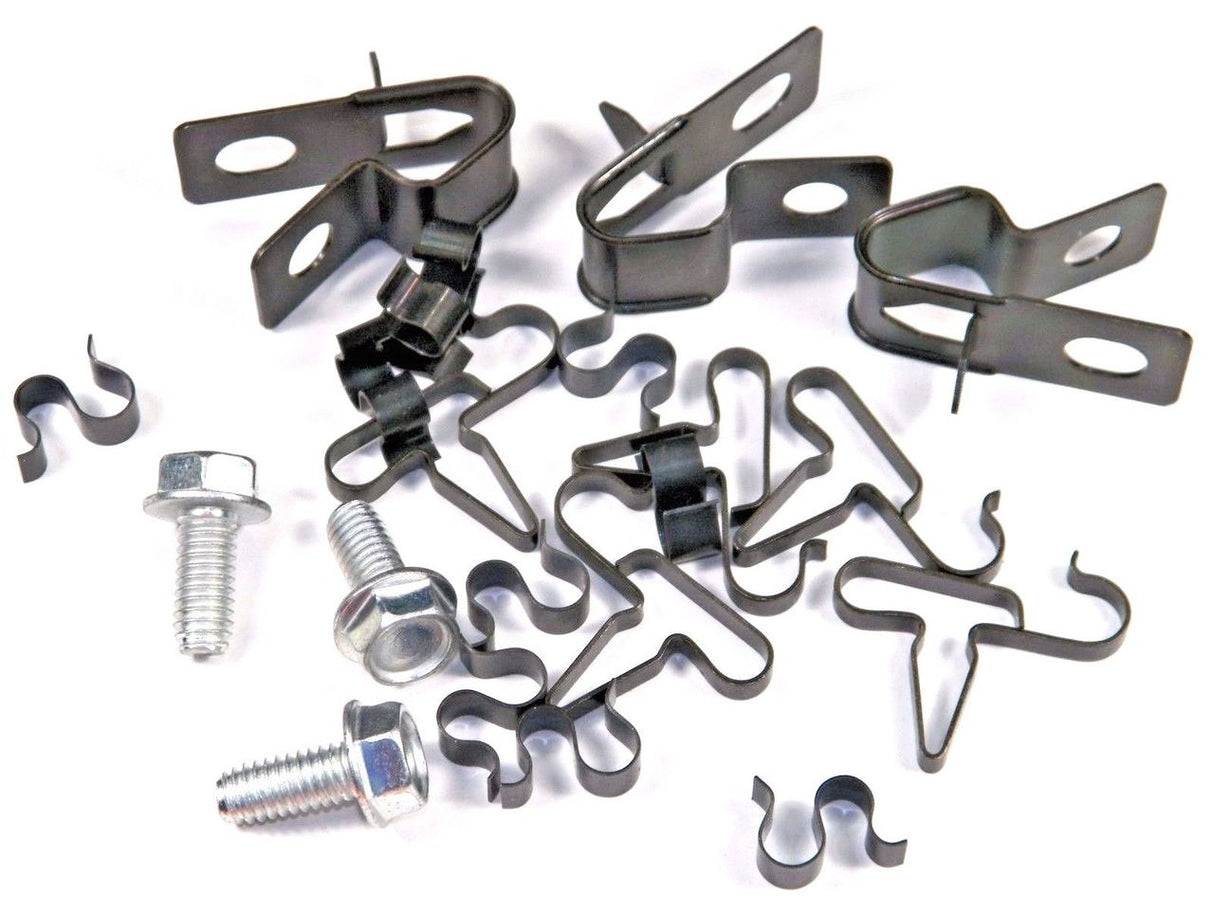 Mopar Fuel Line Clips Set 70-74 E Body 3/8 5/16 & 1/4 Return Challenger/Cuda #169