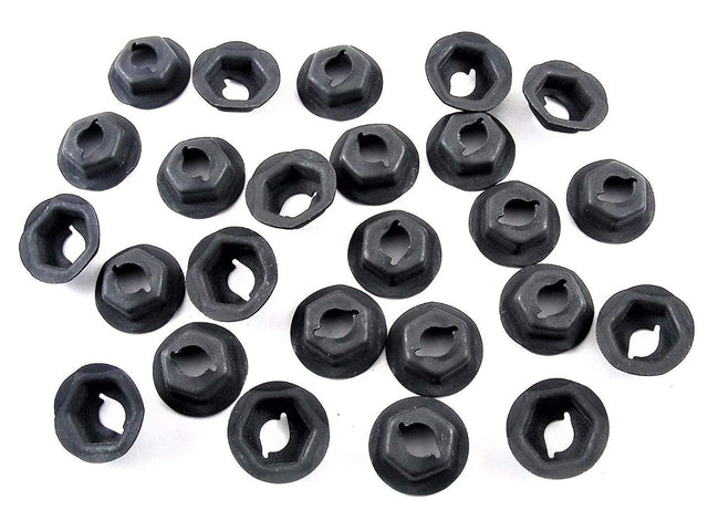 Thread Cutting PAL Nuts Fit 5mm Studs- 10mm Hex Ford GM Mopar (Qty-25) #1808