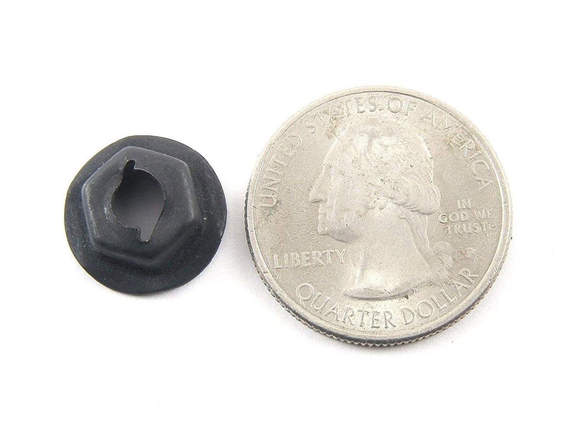 Stud Thread Cutter Thread Cutting PAL Nuts Fit 5mm Studs- 10mm Hex Ford GM Mopar (Qty-25 ...