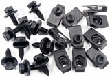 Body Bolts & U-Nut Clips M6-1.0mm x 20mm Long 10mm Hex 10 Each (1893/1928) #1870