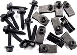 Body Bolts & U Nut Clips M6-1.0mm x 35mm Long 10mm Hex (20 Pcs) #1875(1895/1925)